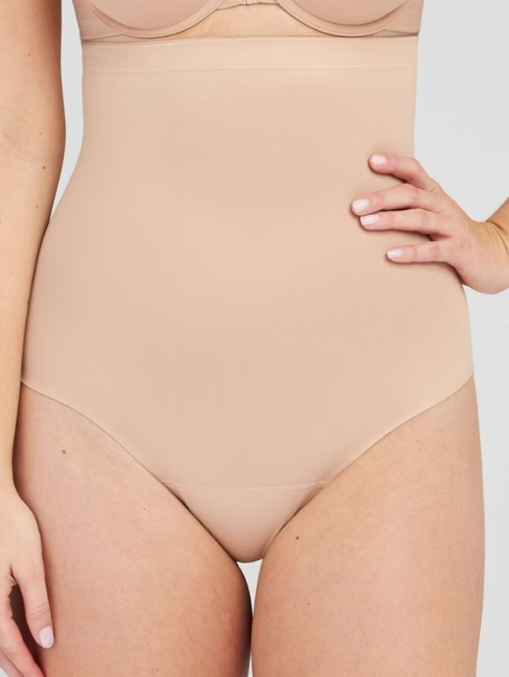 High-Waist Shaping Brief - Nude